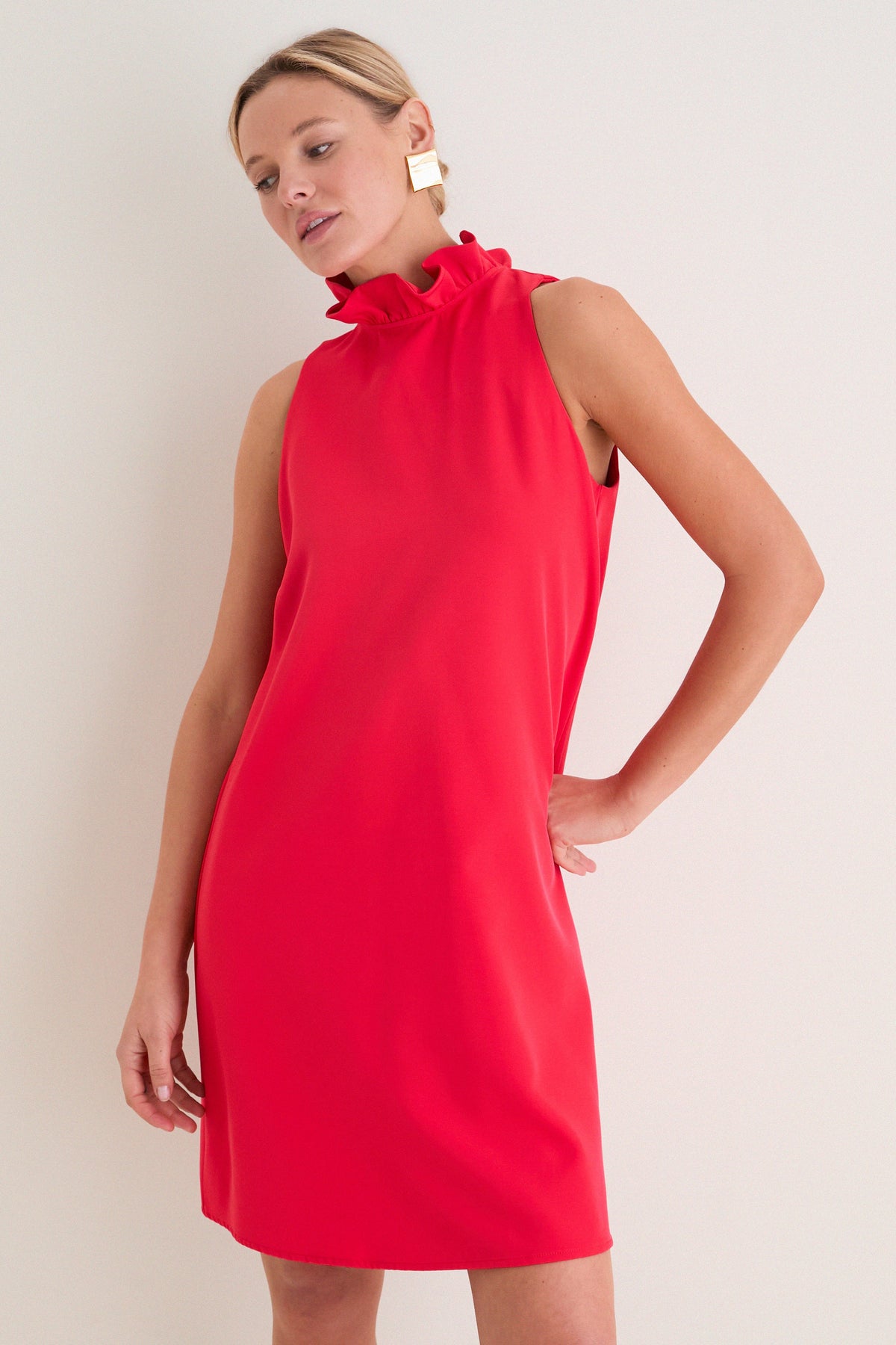 Poppy Red Blythe Dress