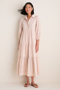 Sandstone Cotton Mabel Maxi Dress