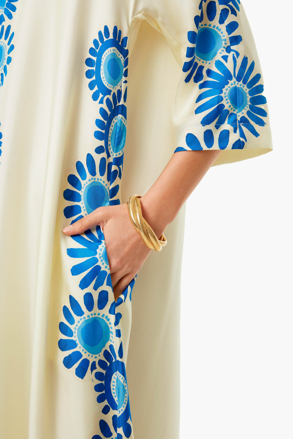 Daisy Placee Azzurro Muumuu Dress